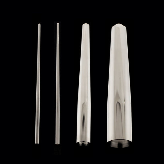 2" Steel Tapers - Externally Measured - Obsidian Needles Obsidian Needles