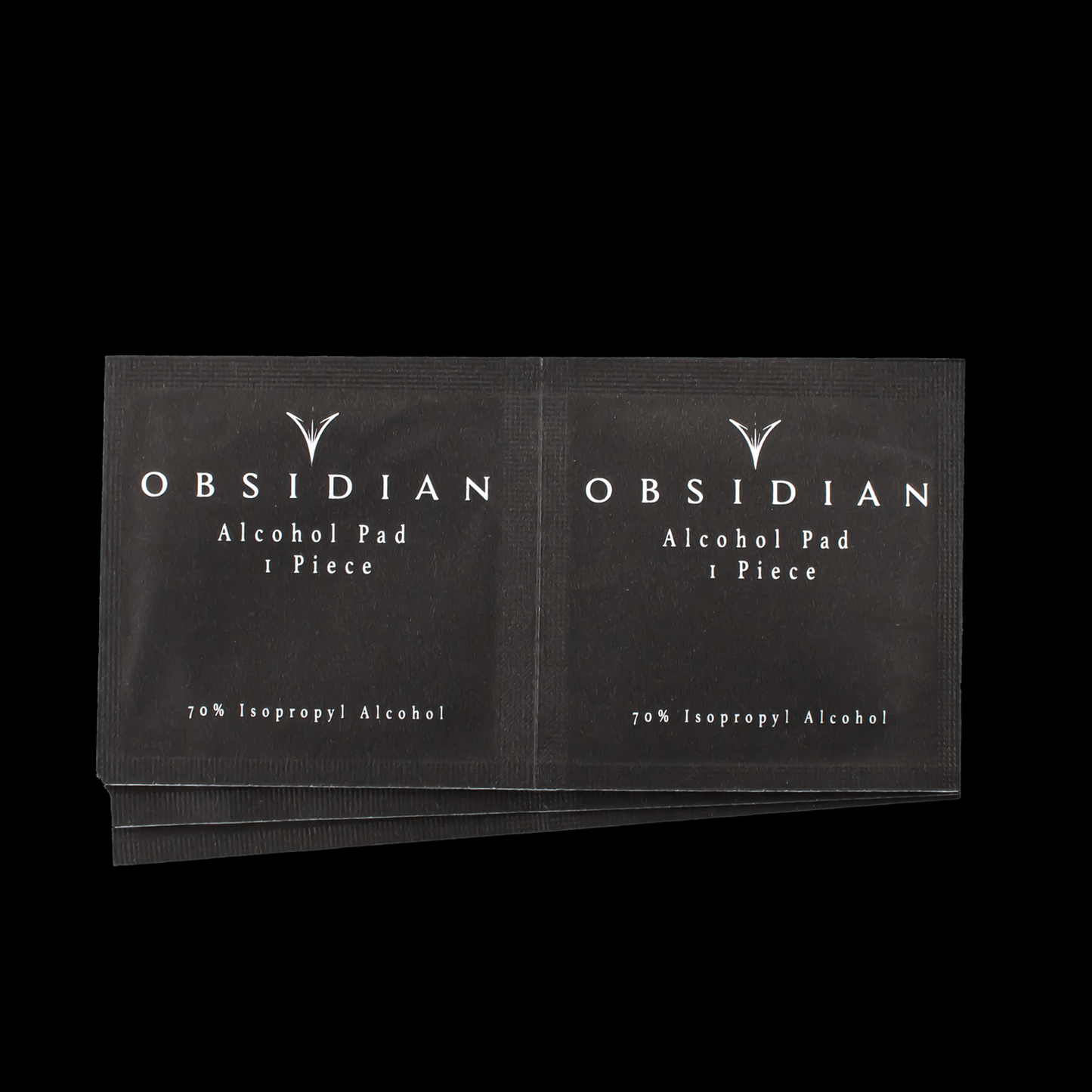 Obsidian 70% Isopropyl Alcohol Prep Pads - Obsidian Needles Obsidian Needles
