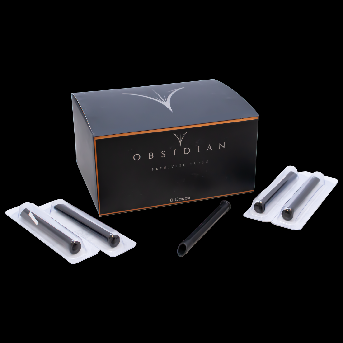 Disposable Multi-Angled Receiving Tubes - Box of 50 - Obsidian Needles Obsidian Needles