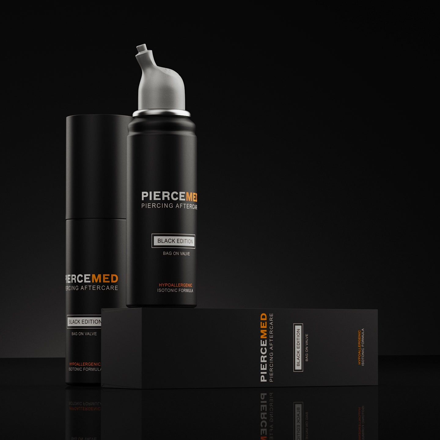 PIERCEMED Piercing Aftercare Spray - Obsidian Needles Obsidian Needles