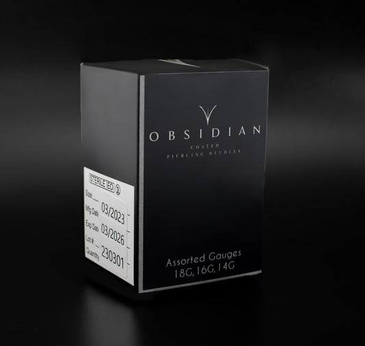 Obsidian Needle Sample Box - Obsidian Needles Obsidian Needles