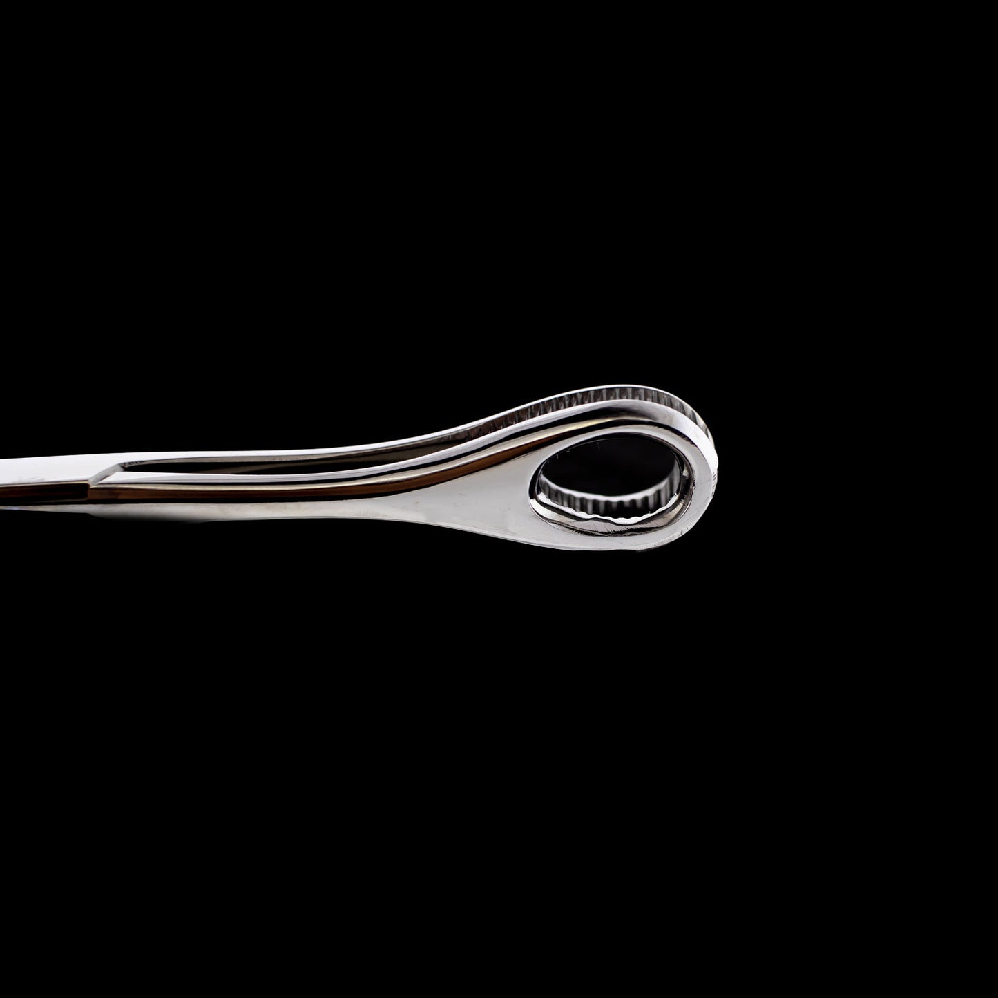 Non-Slotted Sponge Forceps with Ratchet - Obsidian Needles Obsidian Needles