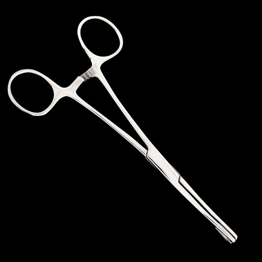 Slotted Pennington Forceps With Ratchet – Surgical Steel - Obsidian Needles Obsidian Needles
