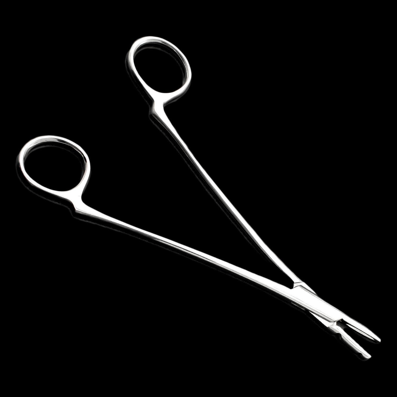 Ring Multi-Purpose Tool - 410 Surgical Steel - Obsidian Needles
