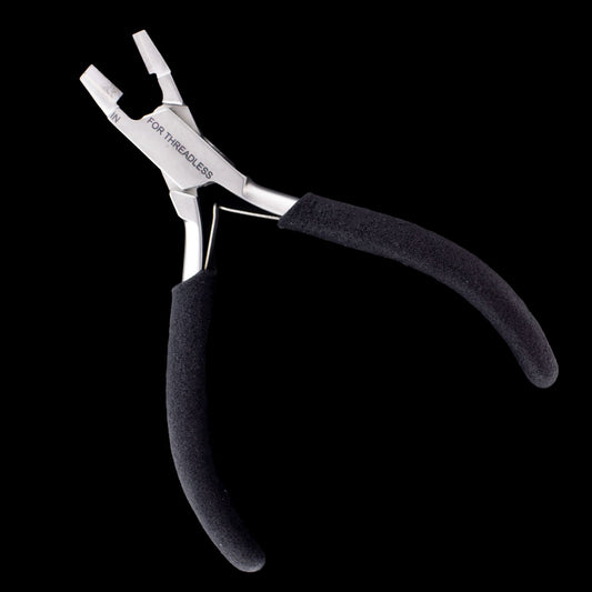 Threadless Pin Plier 316L surgical stainless steel - Obsidian Needles Obsidian Needles