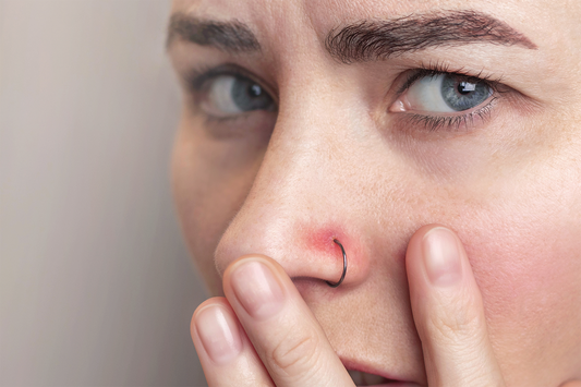 How To Treat an Infected Nose Piercing Safely: Symptoms, Causes and Treatment