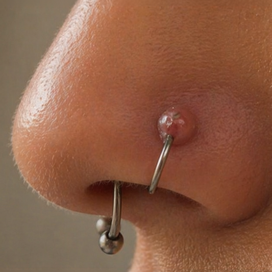 Nose Piercing Bump