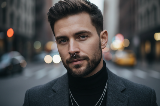 Nose Piercing Men
