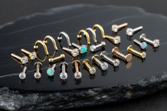 Types of Nose Piercing Studs