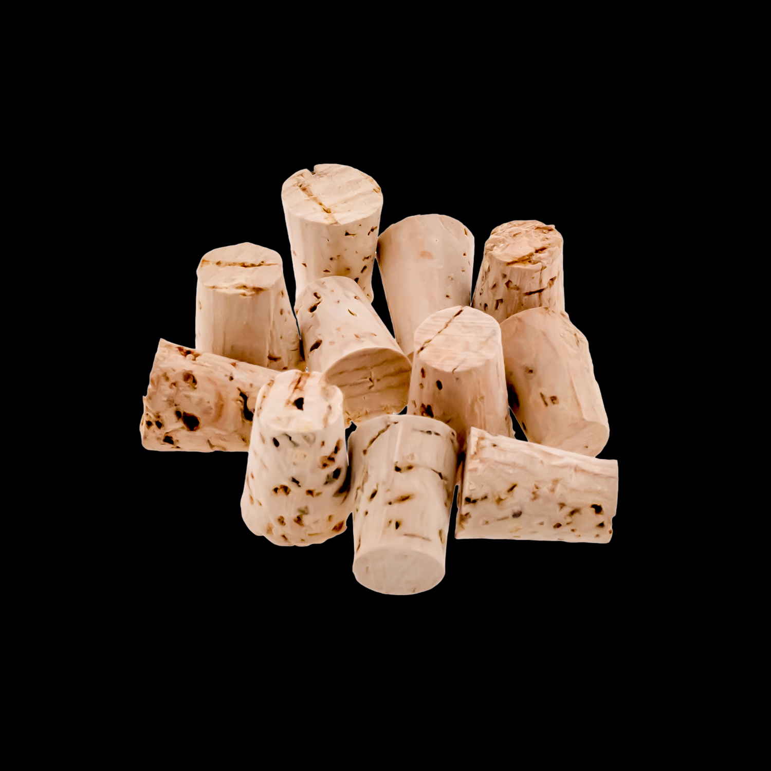 Natural Cork Stopper for Piercing - Obsidian Needles
