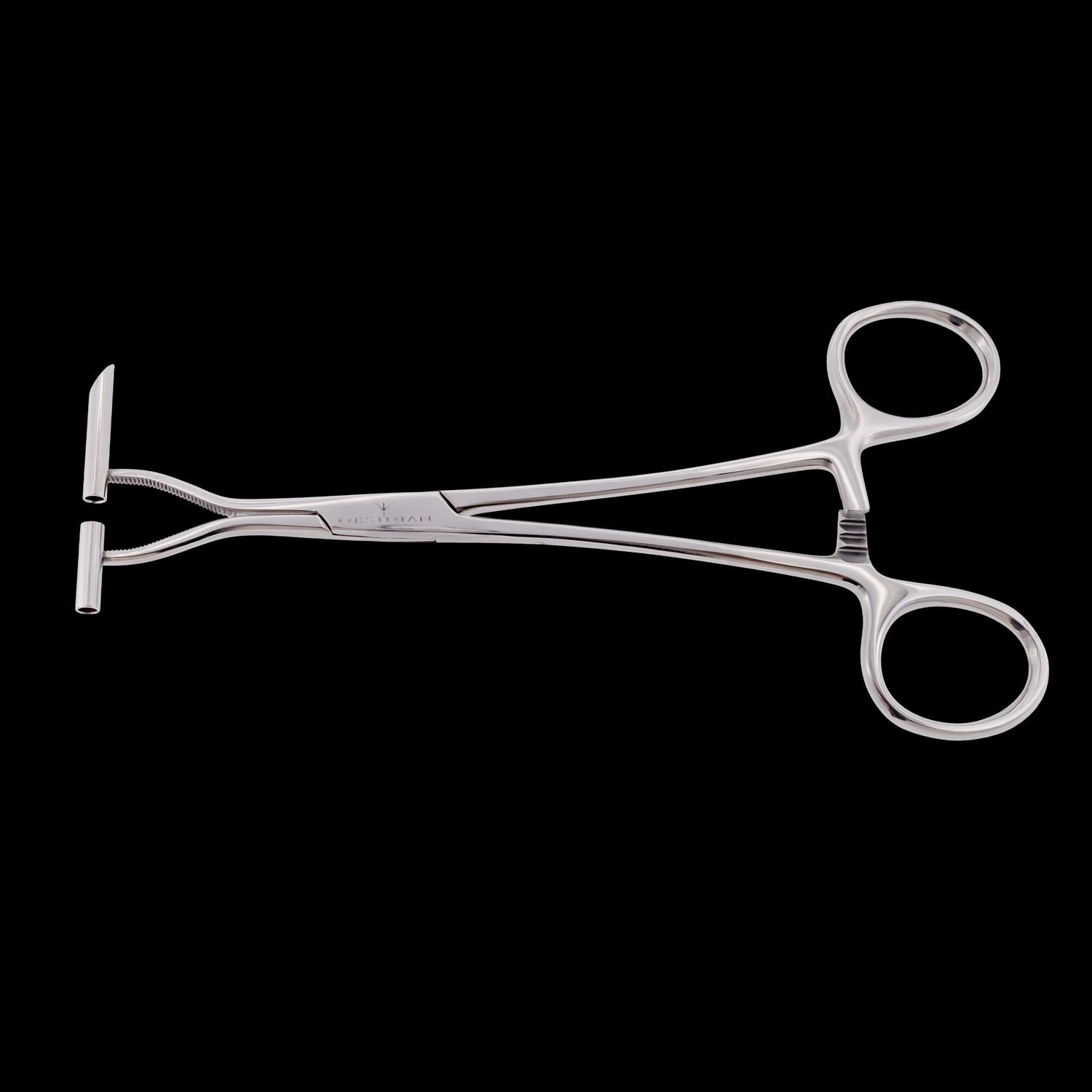 Straight Line Septum Piercing Forceps Surgical Steel 5" - Obsidian Needles