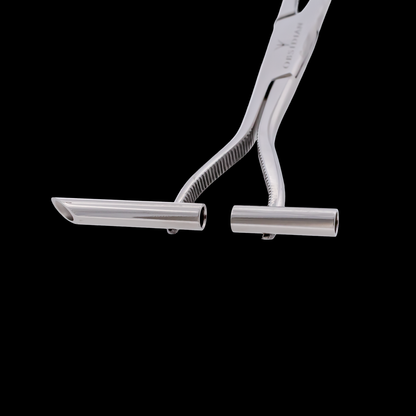 Straight Line Septum Piercing Forceps Surgical Steel 5" - Obsidian Needles