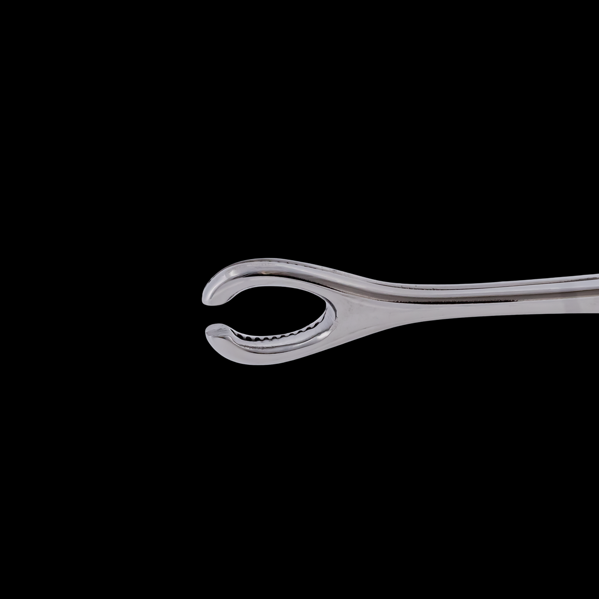 Slotted Sponge Forceps with Ratchet - Surgical Steel - Obsidian Needles Obsidian Needles