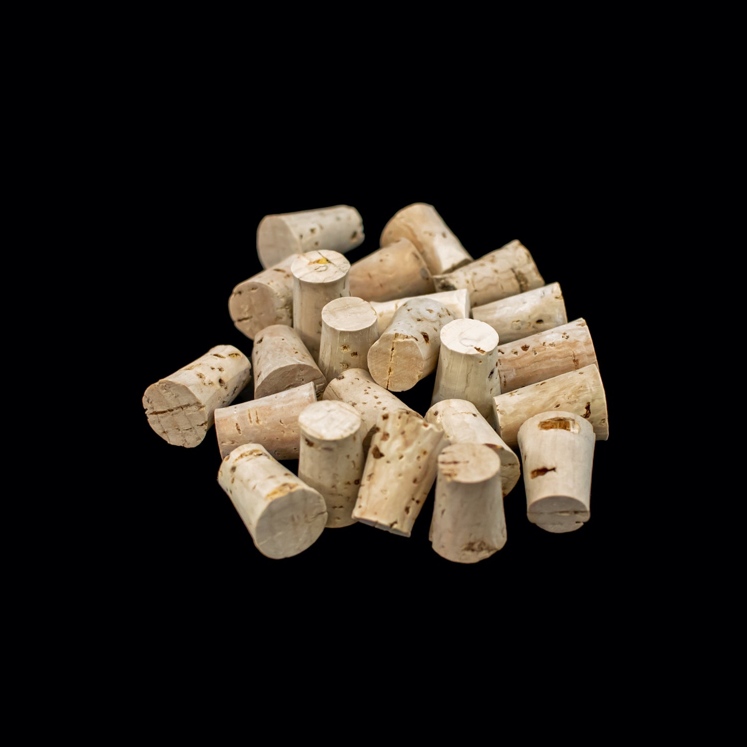 Natural Cork Stopper for Piercing, 100% Natural, 100 Pc Bag - Obsidian Needles