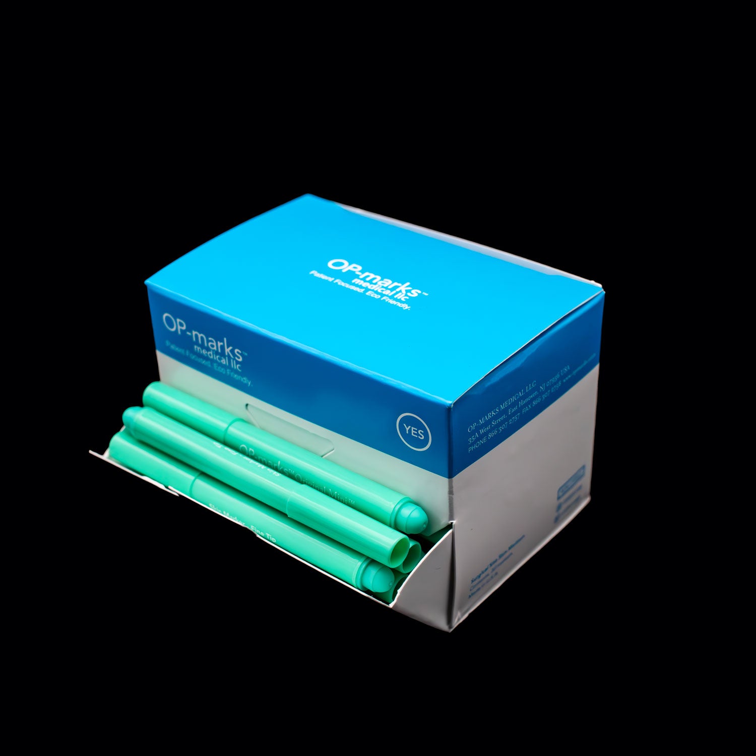 Mini Max Sterile Surgical Skin Markers - Professional Studio Grade Box of 50 - Obsidian Needles
