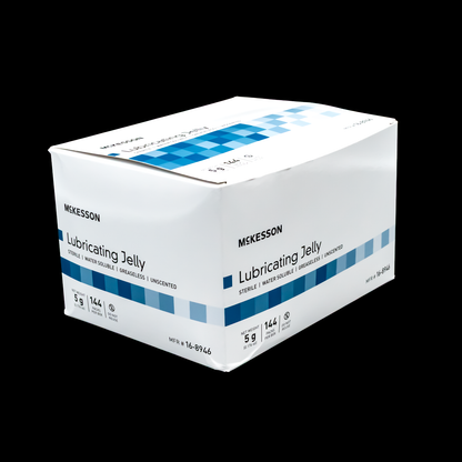 McKesson Sterile Lubricating Jelly 5g Single-Use Packets – 144 Count - Obsidian Needles