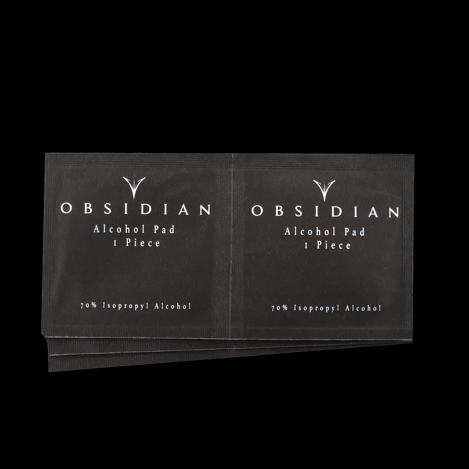 Obsidian 70% Isopropyl Alcohol Prep Pads - Obsidian Needles