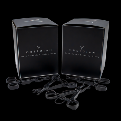 Sterilized Disposable Ratcheted Piercing Clamps- Box of 20