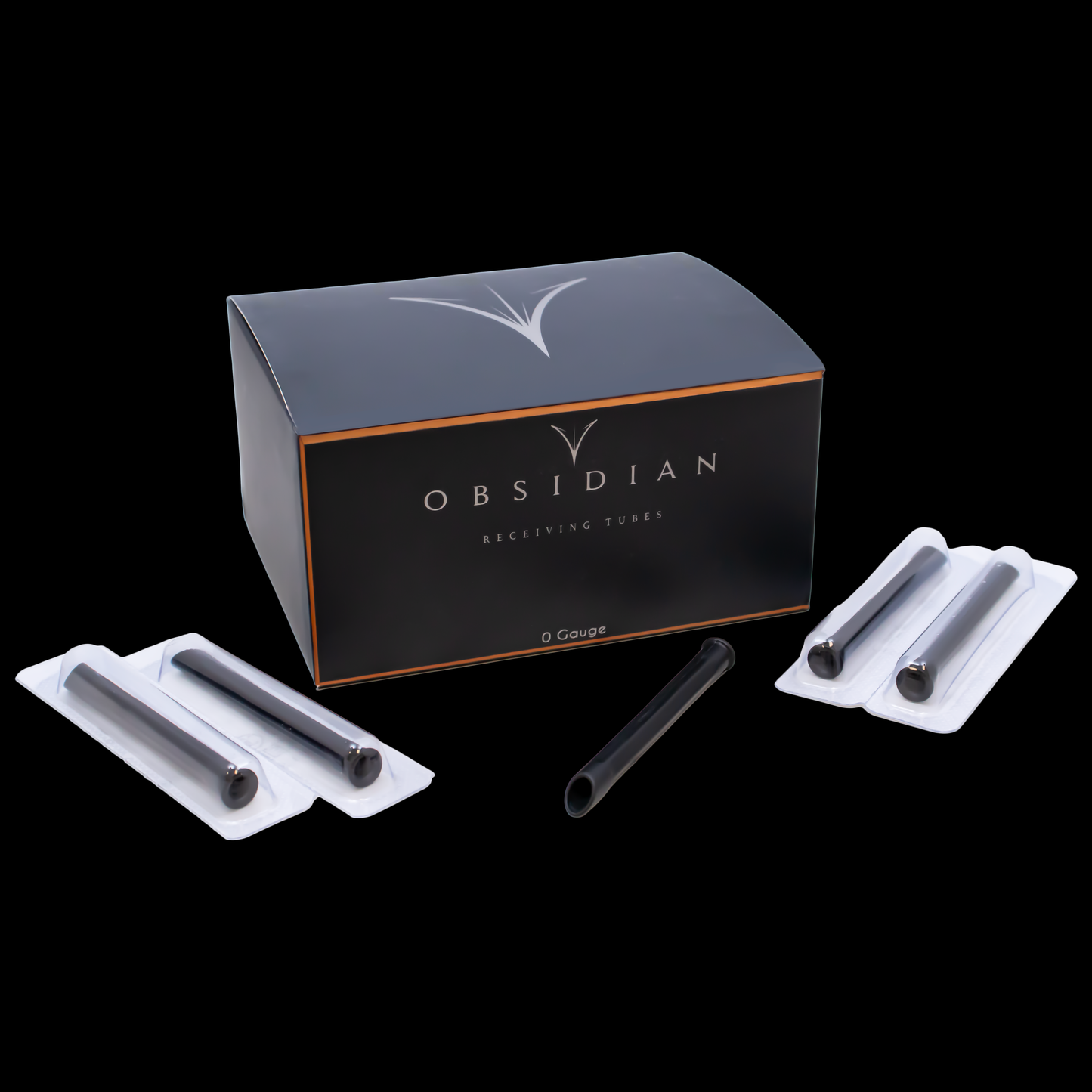 Disposable Multi-Angled Receiving Tubes - Box of 50 - Obsidian Needles Obsidian Needles