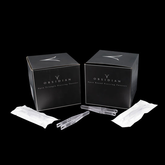 Sterilized Disposable Tweezers- Box of 50 Obsidian Needles