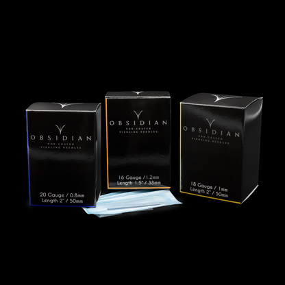 Non Coated Pre-Sterilized Piercing Needles – 100pc Box