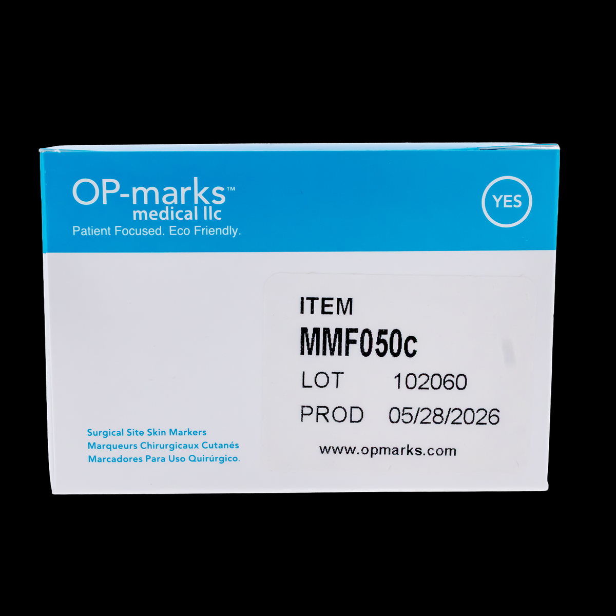 Mini Max Sterile Surgical Skin Markers - Professional Studio Grade Box of 50 - Obsidian Needles