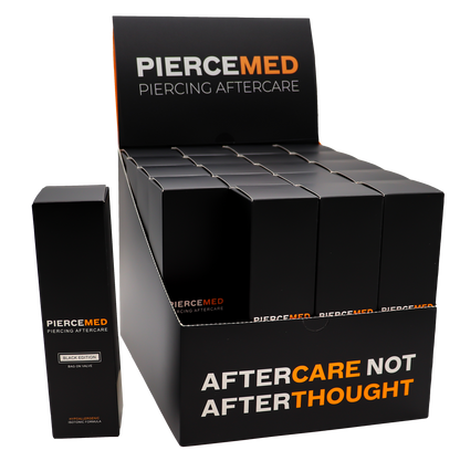 PIERCEMED Isotonic Piercing Aftercare Spray  80ml Travel Size - Obsidian Needles