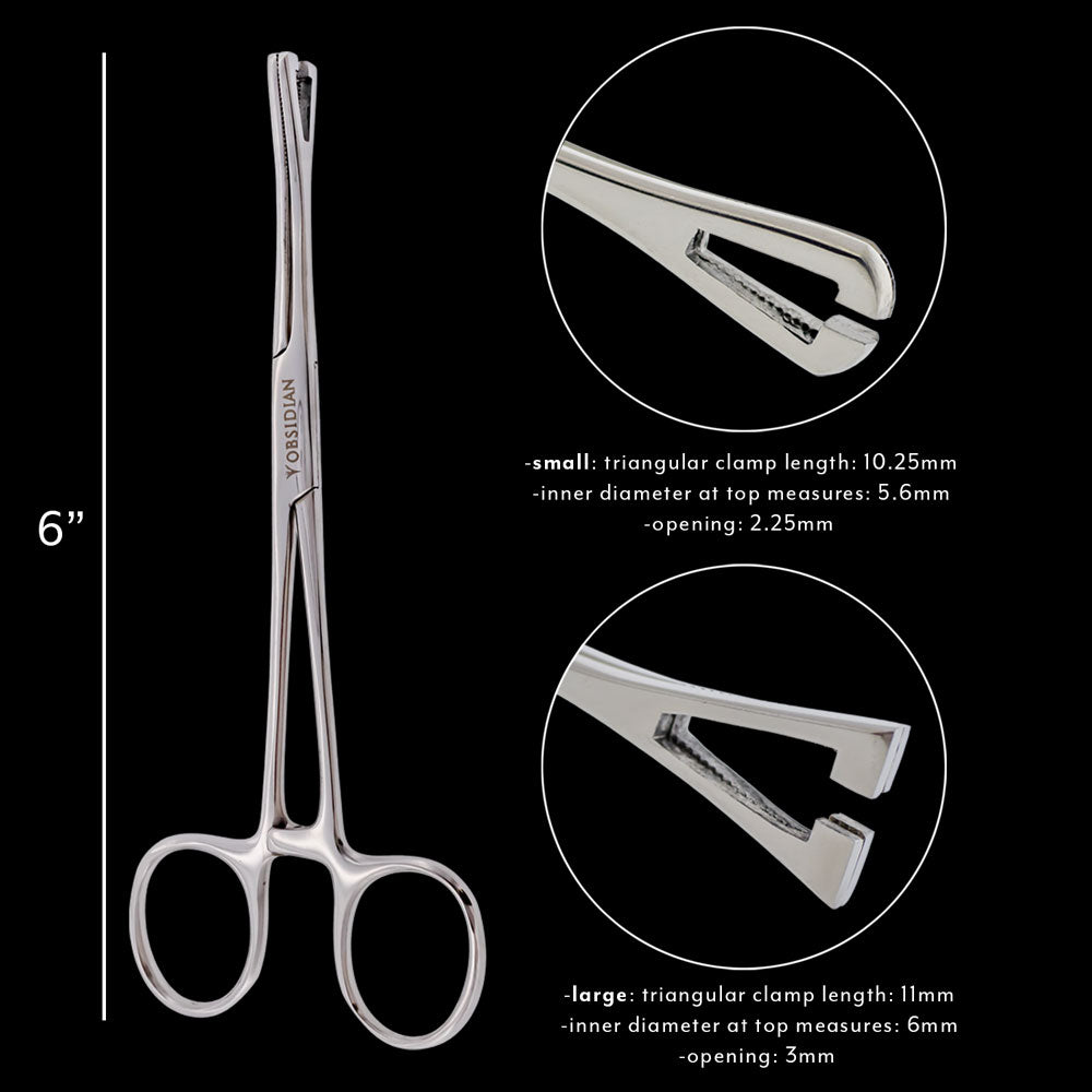 Slotted Pennington Forceps With Ratchet | Surgical Tool - Obsidian Needles
