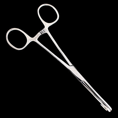 Non-Slotted Sponge Forceps with Ratchet